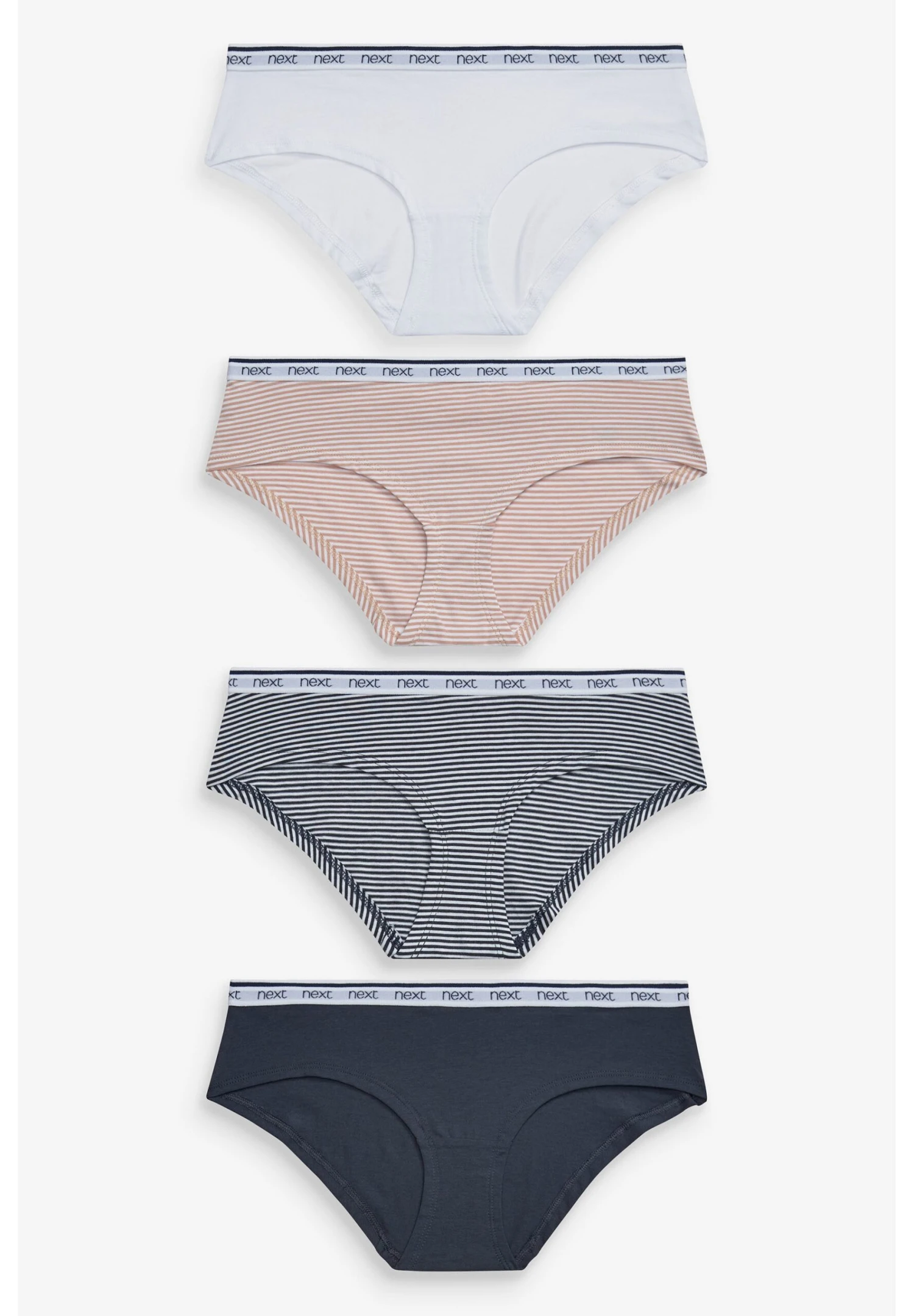 Next Rich Logo 4 Pack - Slip - Pink 3 Next Rich Logo 4 Pack - Slip - Pink