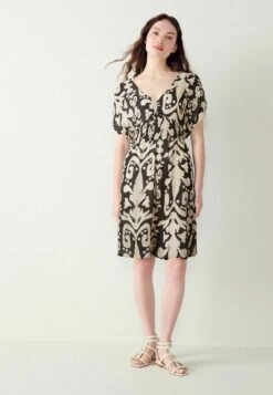 Next Shirred Waist V-Neck Sleeveless Standard - Jurk - Mono Ikat Print 7 Next Shirred Waist V-Neck Sleeveless Standard - Jurk - Mono Ikat Print -Next 31ce8fb47a374f83a5bc192565ef7d73