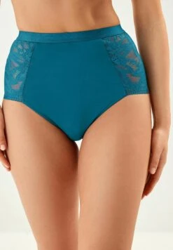 Next Knickers 2 Pack High Rise - Slip - Teal Blue/Cream Tummy Control