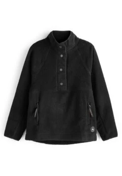 Next Outdoor Popper Neck - Fleece Trui - Black -Next 32b238f234984b878001abdf6a3ee0d3