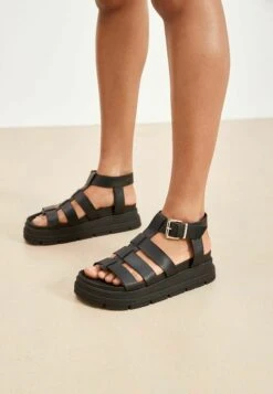Next Chunky Gladiator - Sandalen Met Plateauzool - Black