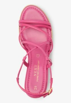 Next Forever Comfort - Sandalen Met Sleehak - Pink -Next 33cd27270427472cb4664bfcb3752175