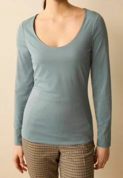 Next Fitted Seamless Stretch Long Sleeve Standard - Longsleeve - Powder Blue