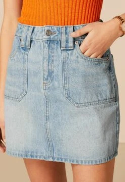 Next Cargo Standard - A-Lijn Rok - Mid Blue Denim