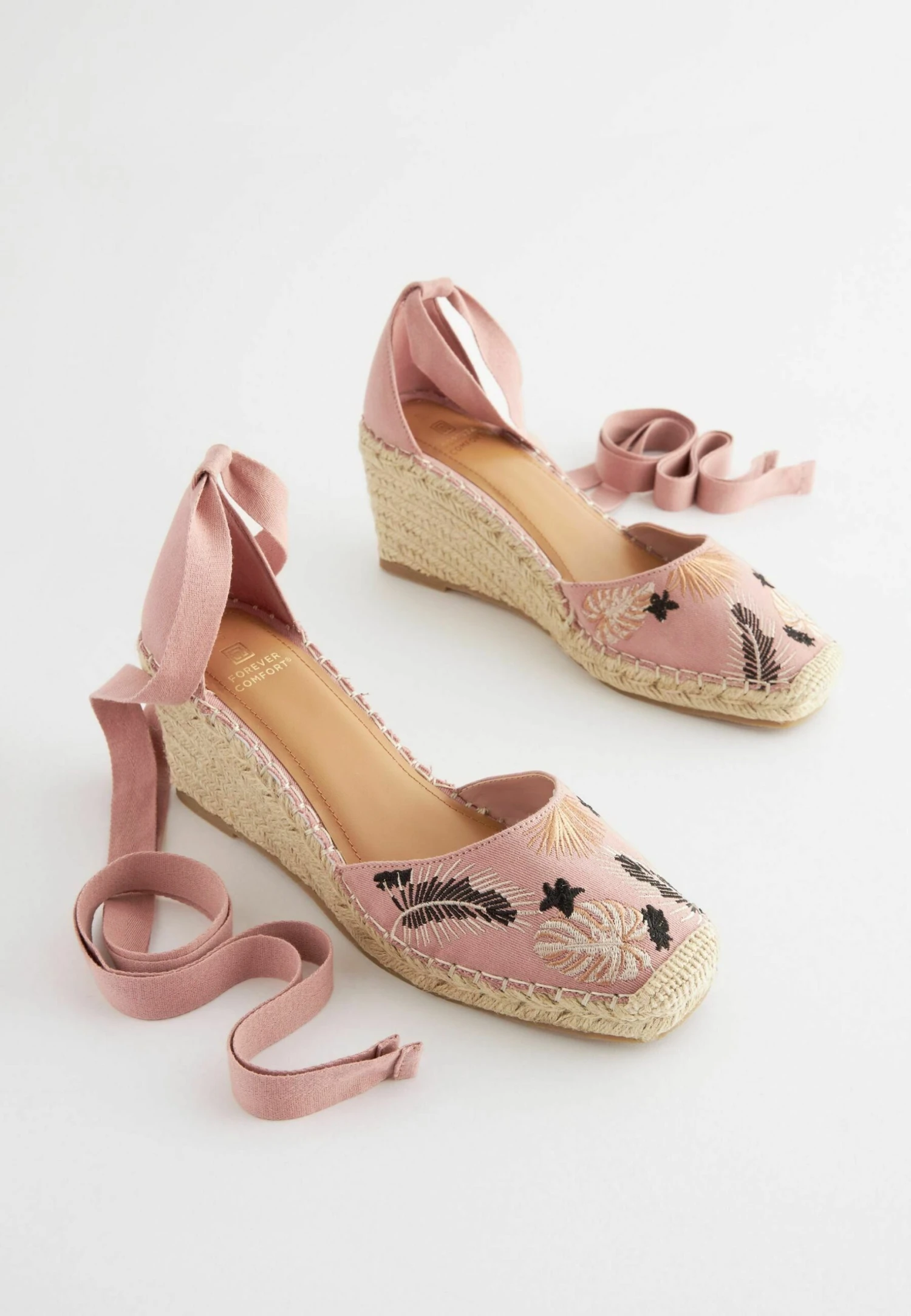 Next Forever Comfort Wrap Square Toe Standard - Sandalen Met Sleehak - Light Pink 5 Next Forever Comfort Wrap Square Toe Standard - Sandalen Met Sleehak - Light Pink - Afbeelding 3