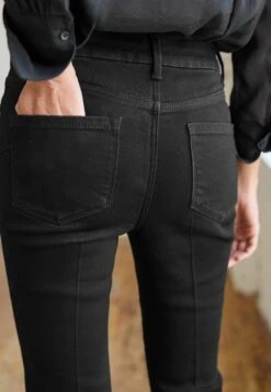 Next Press Crease Standard - Flared Jeans - Black -Next 3a81b3b0b4f44e6499b713e6ba93a378