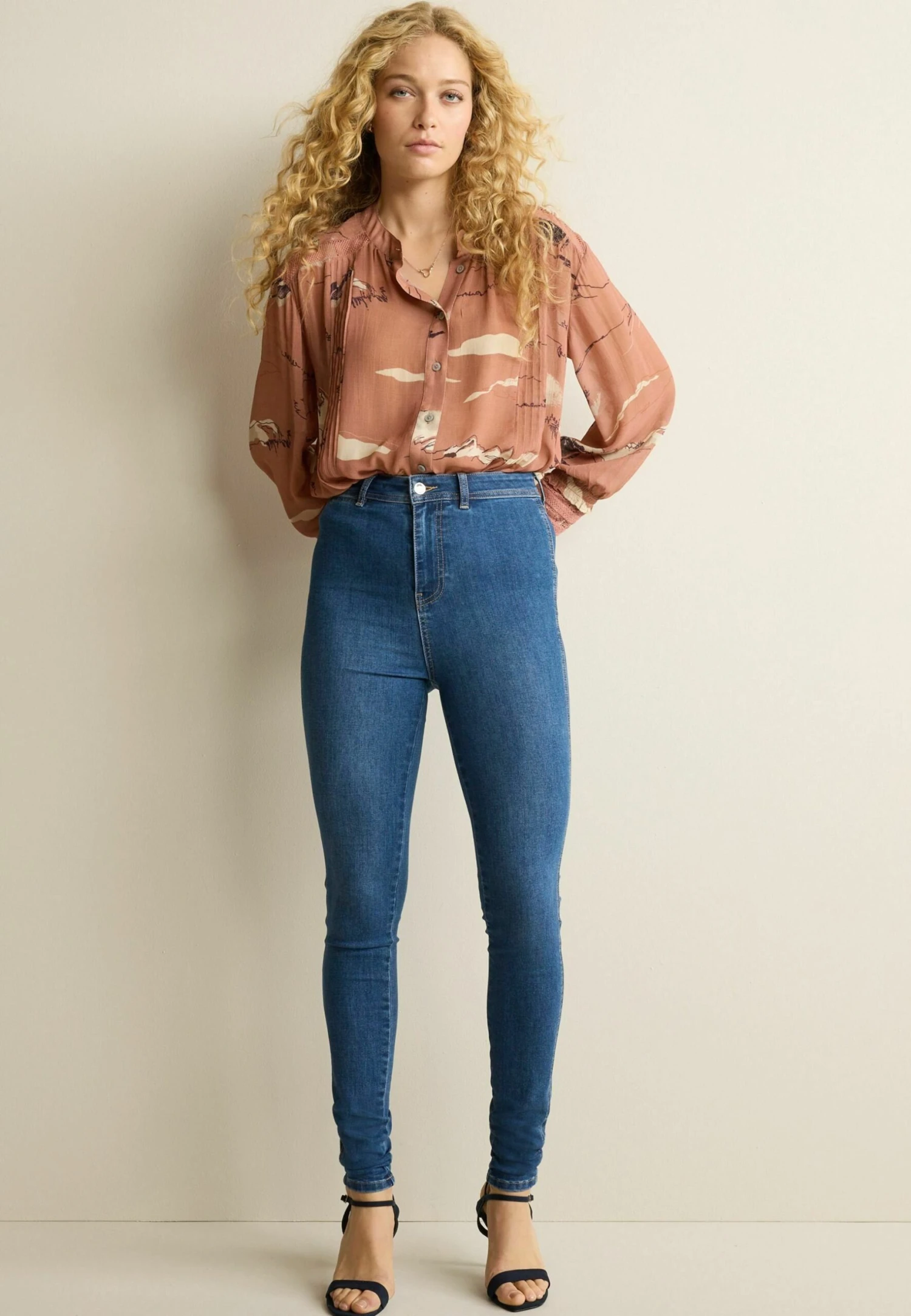 Next High Rise Stretch Standard - Jeans Skinny Fit - Blue 4 Next High Rise Stretch Standard - Jeans Skinny Fit - Blue - Afbeelding 2