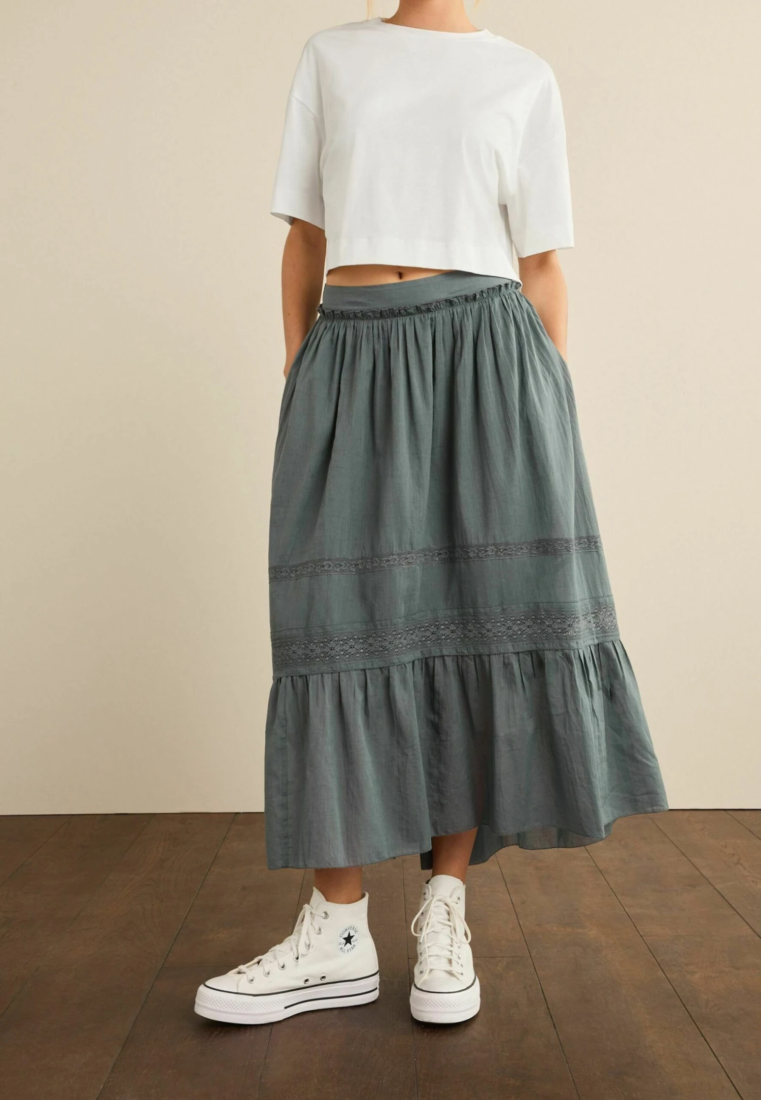 Next Tiered Midi Standard - Maxirok - Grey 4 Next Tiered Midi Standard - Maxirok - Grey - Afbeelding 2