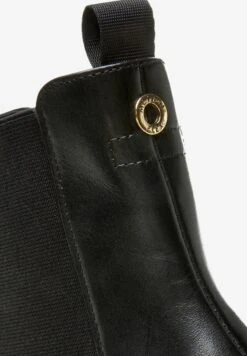 Next Korte Laarzen - Black Leather -Next 3f041b1b7aba41b0a7c951eb4cbe7627