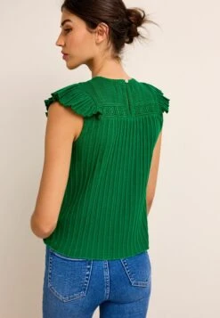 Next Frill Sleeve Standard - T-Shirt Basic - Green 9 Next Frill Sleeve Standard - T-Shirt Basic - Green -Next 3f7dd62e41014c748fce36e7c7499cc9