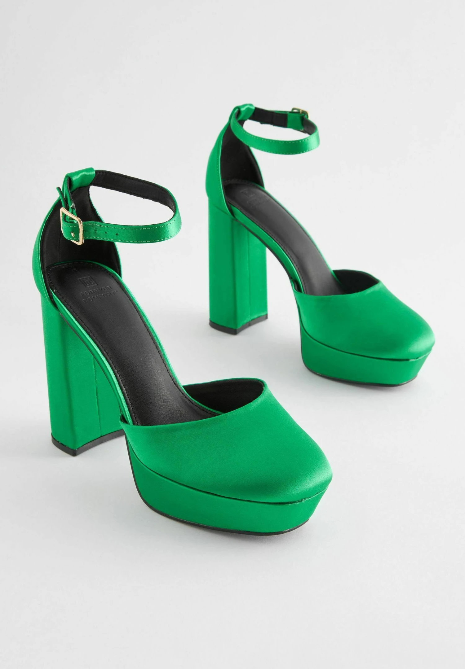 Next Forever Comfort Closed Toe Standard - Plateaupumps - Green 4 Next Forever Comfort Closed Toe Standard - Plateaupumps - Green - Afbeelding 2