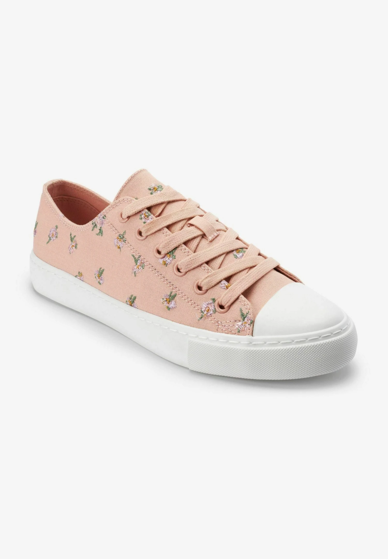 Next Baseball Canvas - Sneakers Laag - Pink Floral 4 Next Baseball Canvas - Sneakers Laag - Pink Floral - Afbeelding 2