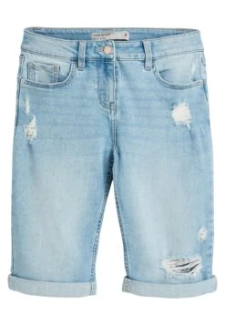 Next Stripe Knee - Jeansshort - Royal Blue