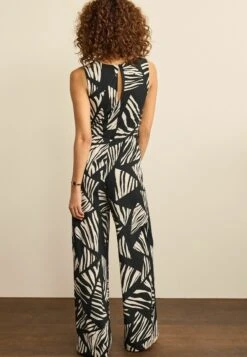 Next V-Neck Wide Leg Sleeveles - Jumpsuit - Abstract Black White -Next 4670d7344e1f4c89bfa945f9477b2a84