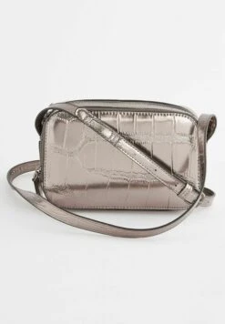 Next Croc Effect- Schoudertas - Pewter -Next 478400a61ca148078c454f3926b683a1