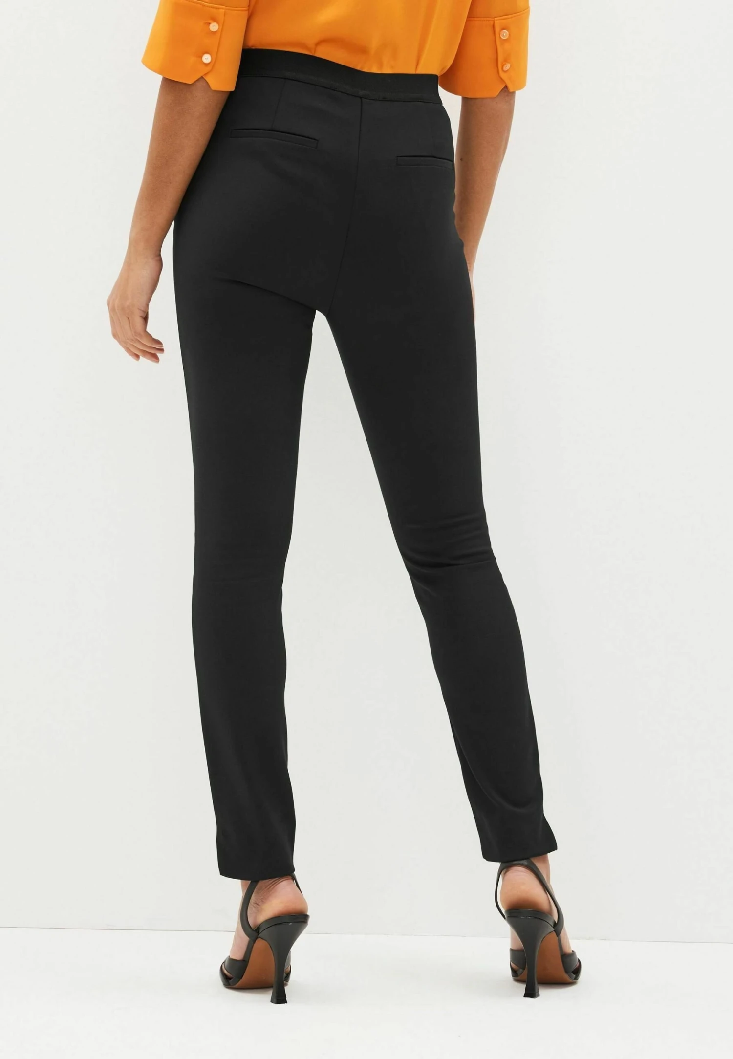 Next Elastic Back Zip Detail - Broek - Black 4 Next Elastic Back Zip Detail - Broek - Black - Afbeelding 2