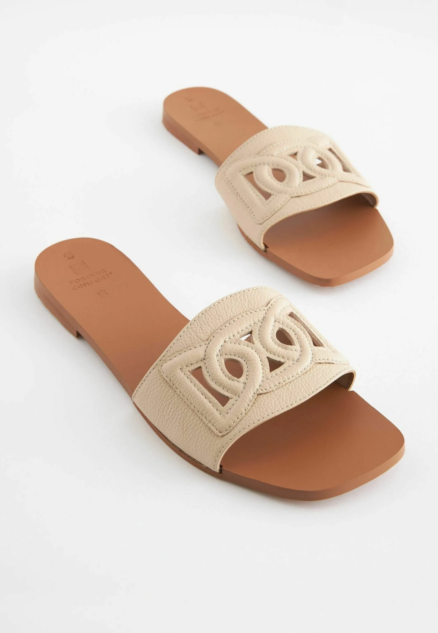 Next Cut Out Detail Standard - Muiltjes - Cream 5 Next Cut Out Detail Standard - Muiltjes - Cream - Afbeelding 3