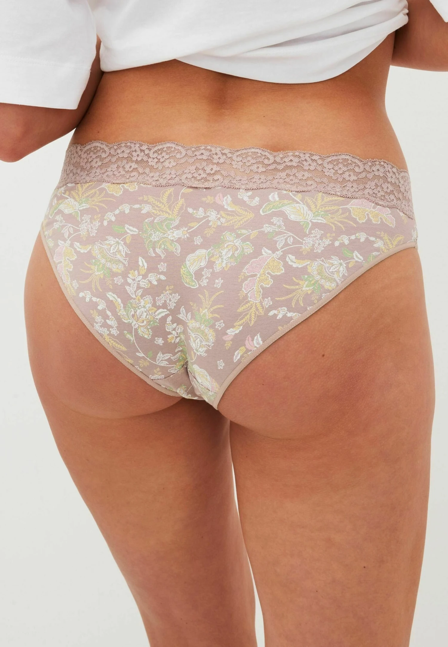 Next Dot Print High LegKnickers 4 Pack - Slip - Pink Green Paisley Floral Print 4 Next Dot Print High LegKnickers 4 Pack - Slip - Pink Green Paisley Floral Print - Afbeelding 2