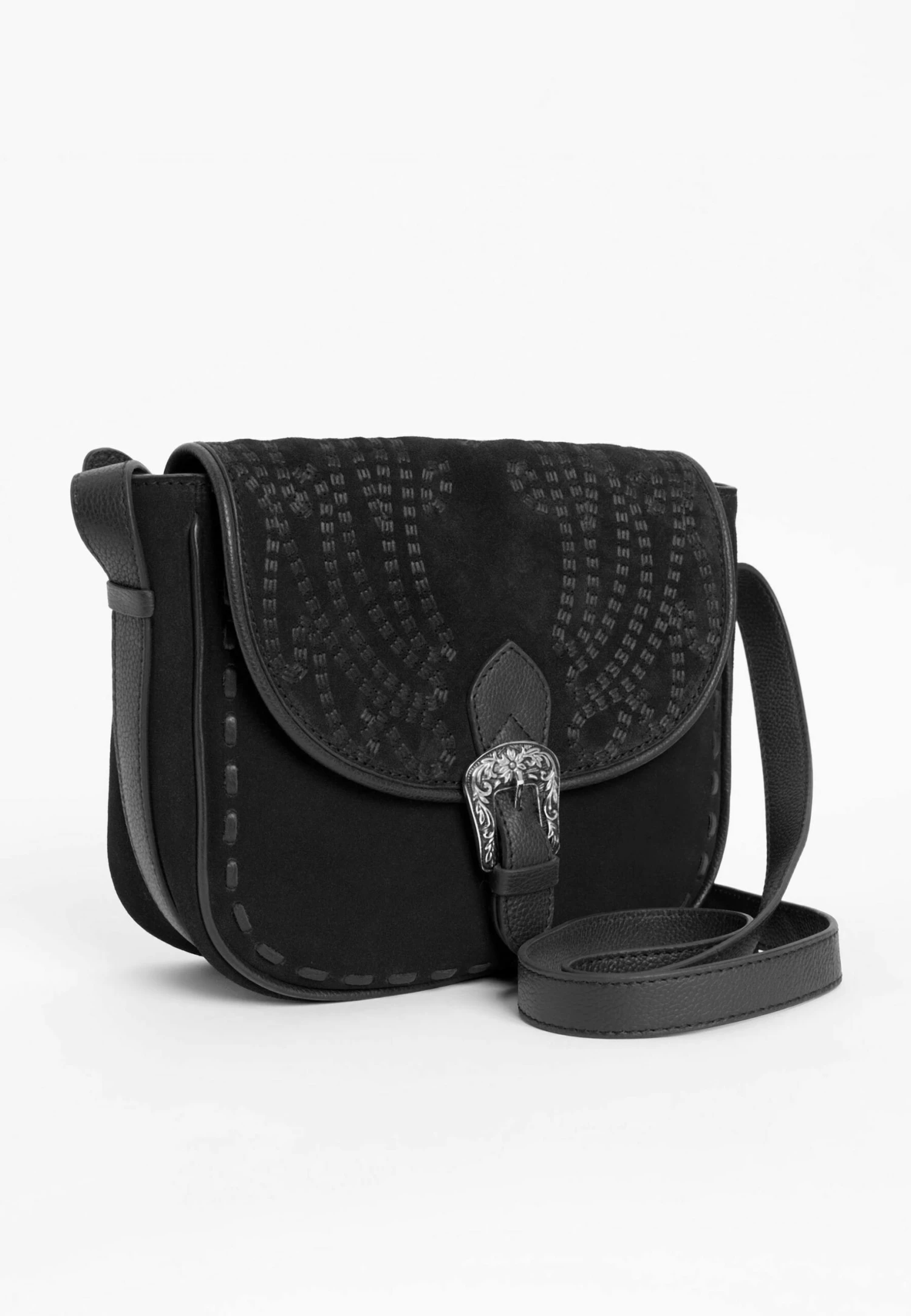 Next Embroidery Saddle Standard - Schoudertas - Black 7 Next Embroidery Saddle Standard - Schoudertas - Black - Afbeelding 5