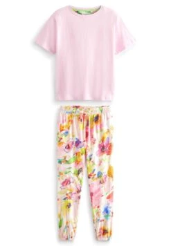Next Petite Set - Pyjama - Pink Floral Watercolour -Next 4a5e5ef6c4eb4f7187f9cd266d977ad1