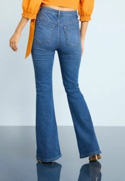 Next Push-Up Standard - Flared Jeans - Dark Blue