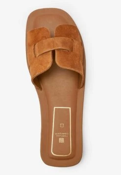 Next Forever Comfort - Muiltjes - Tan Brown Suede -Next 4dc67b90e75b496bbc063a1e1b326c66