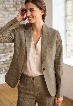 Next Tailored Single Breasted Standard - Blazer - Natural Check 12 Next Tailored Single Breasted Standard - Blazer - Natural Check -Next 4dcd5cbc52ea44179c59a98b137a7f10