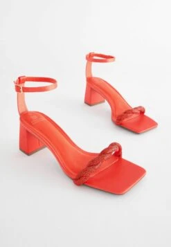 Next Forever Comfort Twist - Sandalen Met Hoge Hak - Orange -Next 4e9d449be392439696e428643aa818ad
