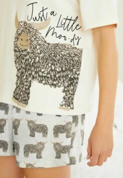 Next Hamish The Highland Cow Short Set Standard - Pyjama - Ecru -Next 4ee1a2019ae84b0d901a10a49fb5f641