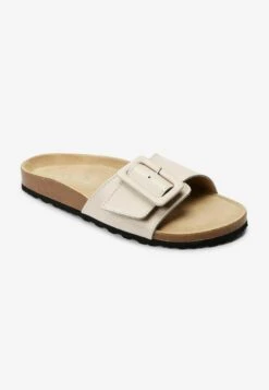 Next Forever Comfort Single Strap Footbed- Muiltjes - White -Next 5154020a45d54f03ab418923f1db8ebc