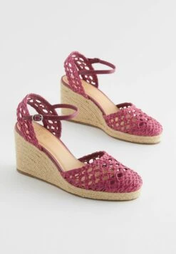 Next Signature Macramé Standard - Plateaupumps - Pink -Next 5174b4da63614aad84486b5f107f0a79