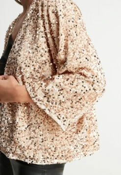 Next Sequin Standard - Lichte Jas - Rose Gold -Next 51ebf79fec9149cc905ed880978e00a9