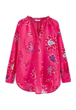 Next Long Sleeve Standard - Blouse - Pink Floral