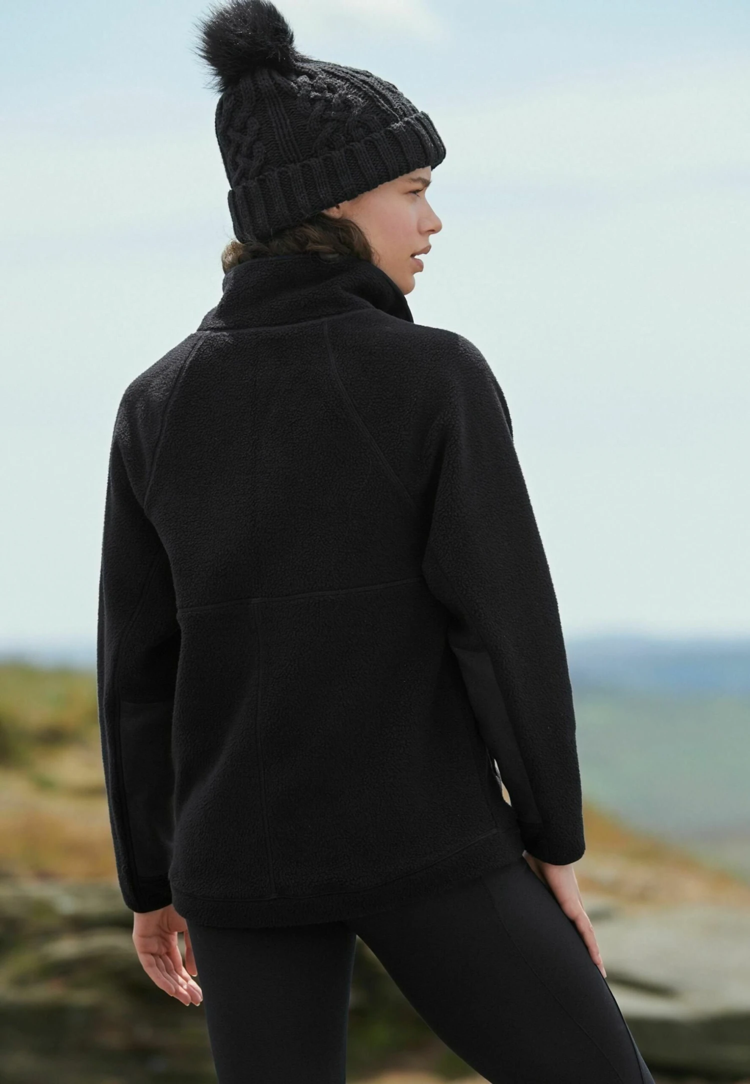 Next Popper - Fleece Trui - Black 4 Next Popper - Fleece Trui - Black - Afbeelding 2