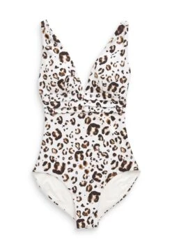 Next Tan Spot Plunge - Badpak - Animal Print -Next 5394e20dcbe848338da5456c5517b582