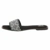 Next Jacquard Monogram Flat- Muiltjes - Black/White -Next 5613e369678d4dd1bbdfb3f7ab5396bf