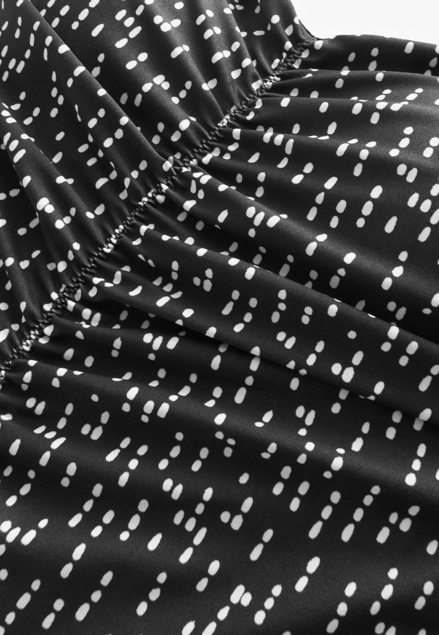 Next Tummy Control Ruched Standard - Badpak - Black White Spot 7 Next Tummy Control Ruched Standard - Badpak - Black White Spot - Afbeelding 5