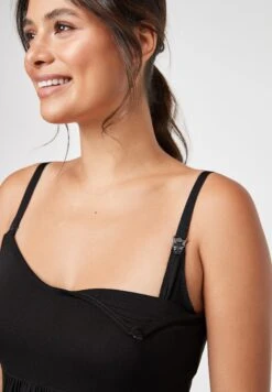 Next Black Maternity Nursing Slip - Nachtjapon - Black -Next 575beeb251524a9da067789665edefa1