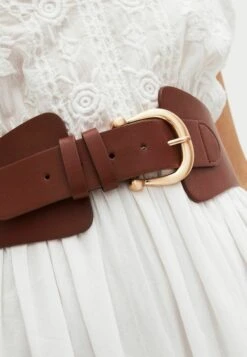 Next Wide Corset Style Standard - Tailleriem - Chocolate Brown