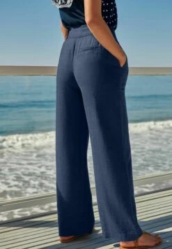 Next Blend Wide Leg Standard - Broek - Navy Blue 10 Next Blend Wide Leg Standard - Broek - Navy Blue -Next 5a18389e0fd7423aa45df2d19f02869e