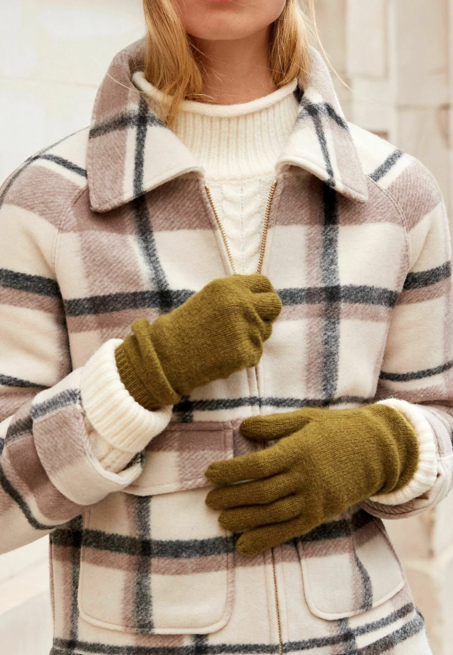 Next Cashmere Gloves - Handschoenen - Green 5 Next Cashmere Gloves - Handschoenen - Green - Afbeelding 3