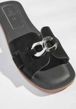 Next Forever Comfort Chain Detail Regular/Wide- Muiltjes - Black -Next 5bab8c18cd1243d297e22f2a379dccb0