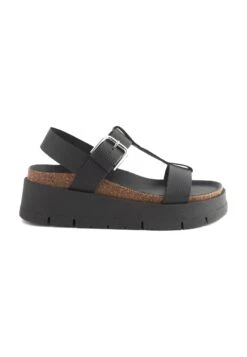 Next Forever Comfort Standard. - Sandalen Met Plateauzool - Black