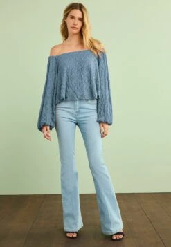 Next Long Sleeve Bardot Standard - Blouse - Blue 11 Next Long Sleeve Bardot Standard - Blouse - Blue -Next 5c29e5f554be4106bf29d6d645a05393