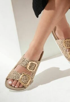 Next Double Strap - Muiltjes - Animal