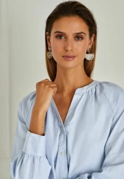 Next Chambray Standard - Blouse - Pale Blue -Next 5d14185de35d458281dbb4bd3430afbb