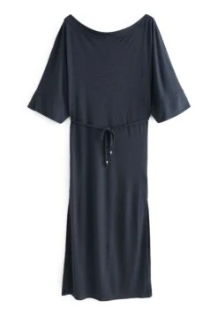 Next Asymmetric Slash Neck Standard - Maxi-Jurk - Slate Grey -Next 5d326d1e38dc4ffb9972794f3e30d6c6