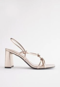 Next Forever Comfort Knotted Standard - Sandalen - Gold -Next 5ed4d29ef9b54fb590cae7438321d23b