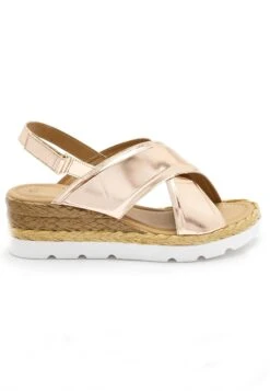 Next Forever Comfort Cross Over - Espadrilles - Rose Gold