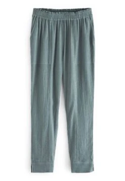 Next Crinkle - Broek - Green -Next 61f9a0d67988497095f8a3d49eac5260